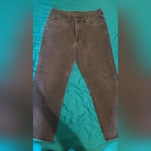 Brown Jeans Very Soft 35/30 Vintage 70s Indigo Palms